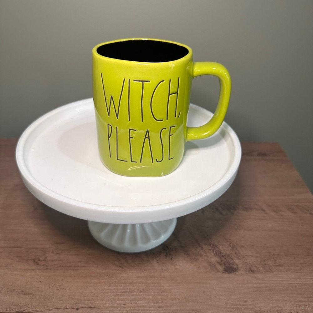 Rae Dunn Green Ceramic Mug - Witch, Please